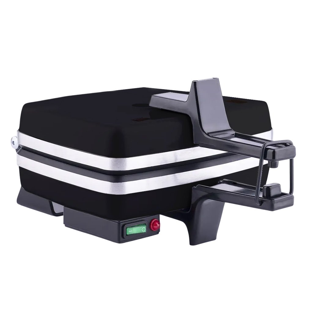 Dezal Babel Mini Piastra Waffle Bubble Nera 1300 W