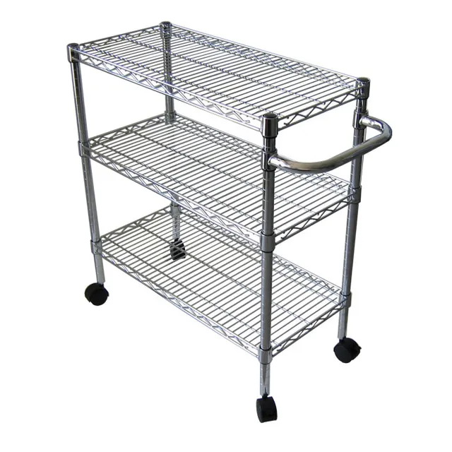 Agosistem Joy Troller carrello 3 piani 75x45x80 cm cromato