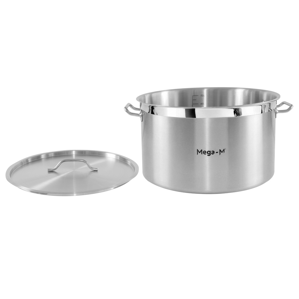 Mega-M PRO 58L 50x30 cm pentola inox 58 L con coperchio