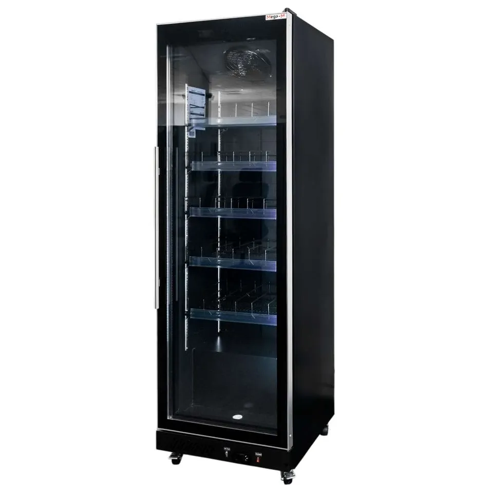 Mega-M Diego R62 Prestige Frigorifero vetrina 600L nero LED