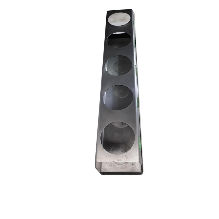 Espositore Salse 5 Dispenser Acciaio Inox