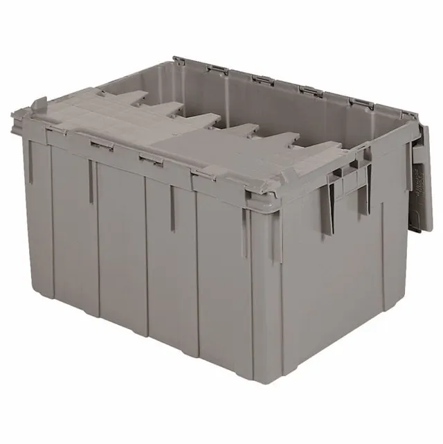 Akro-Mils 39280 cassa con coperchio grigia 106 litri