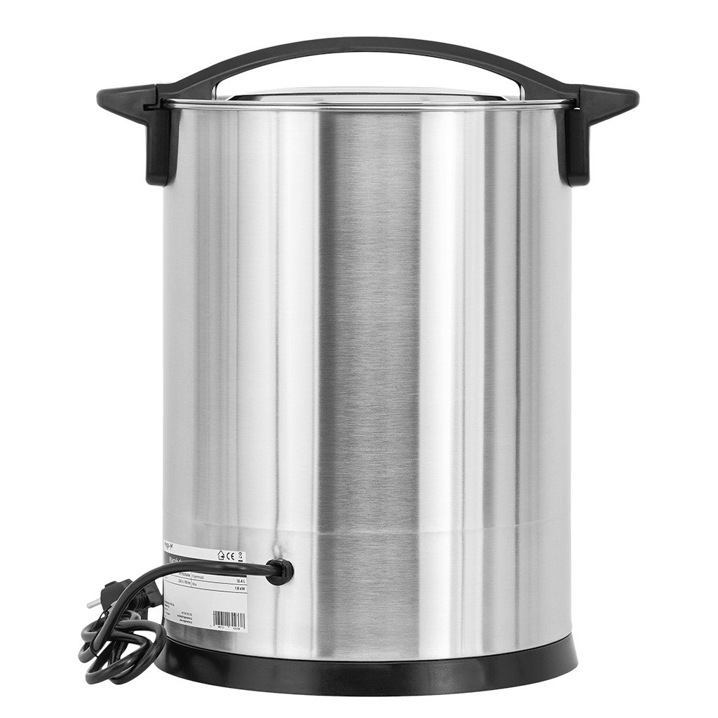 Mega-M 12,4L Bollitore Acqua Inox 1800W 24,5x26 cm