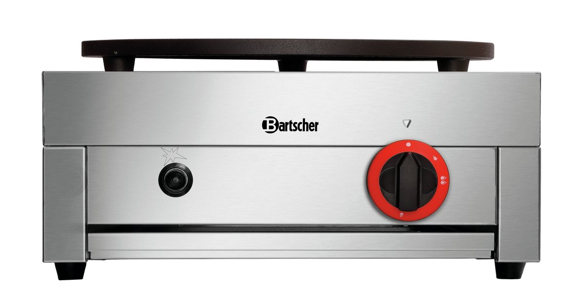 Bartscher 1043613 crepiera a gas singola 3 kW