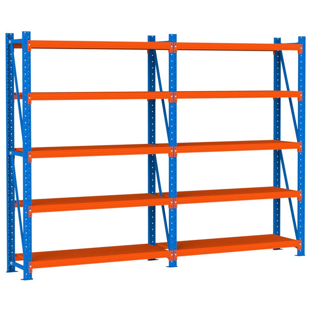 Mega-M Fortis Light Scaffale magazzino 10 ripiani 200x392,5x60 cm