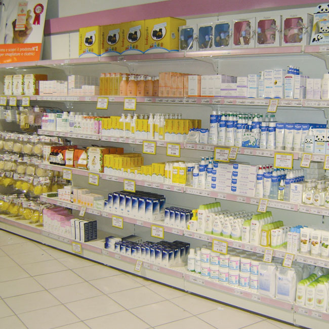 Agosistem Supermarket scaffale completo H.240 cm