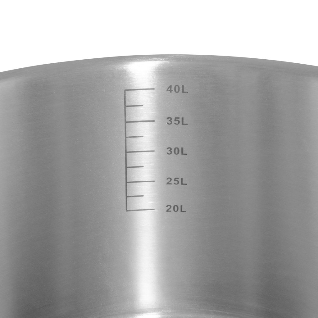 Mega-M PRO pentola inox 44L 45x28 cm con coperchio