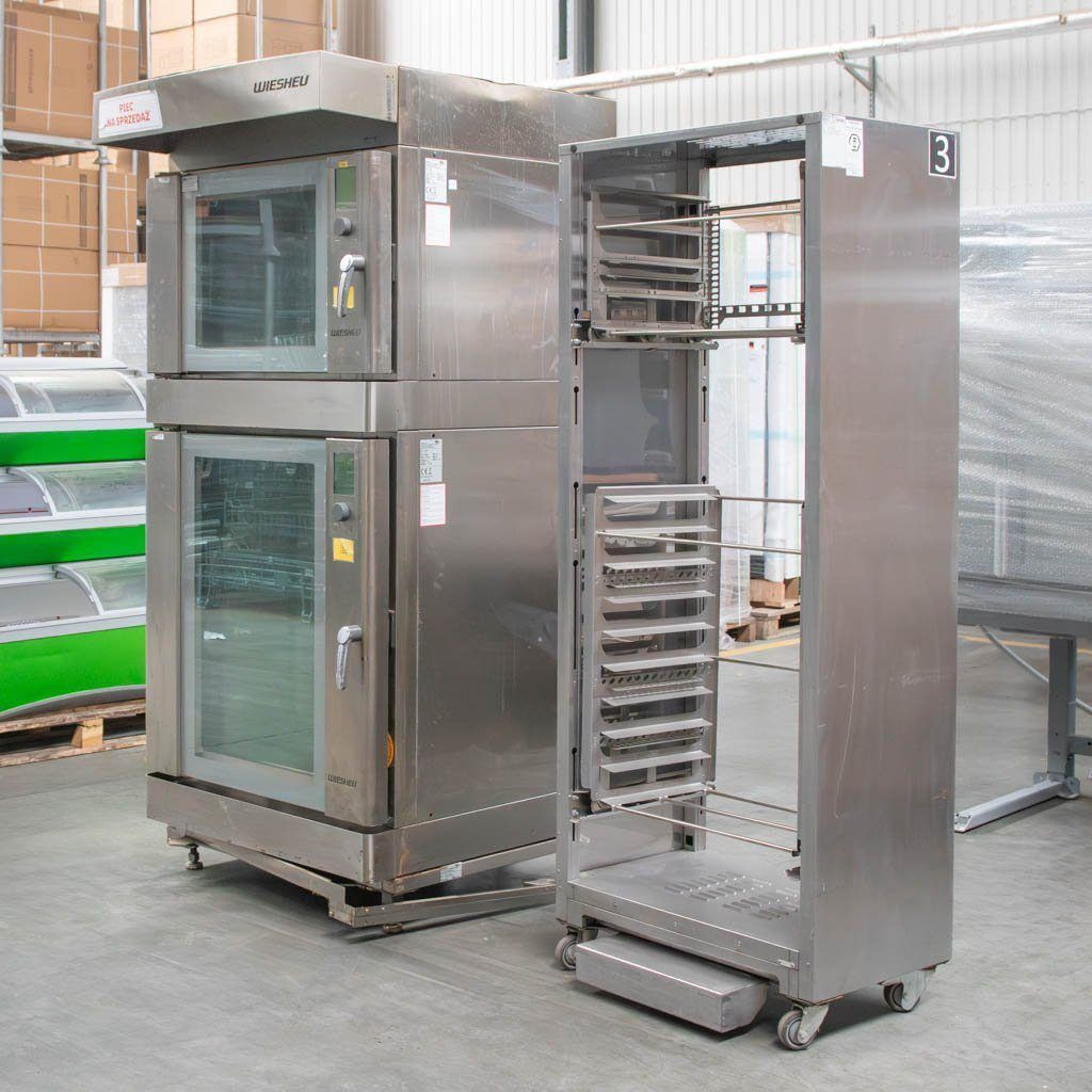 Wiesheu B4-E2/B8-E2 Forno Convezione Vapore con Carrello