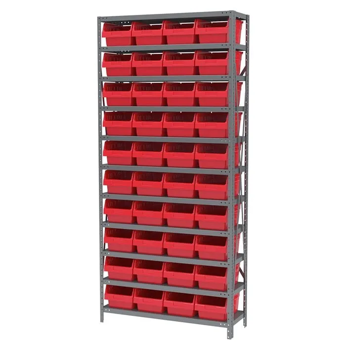 Akro-Mils ShelfMax AS1279080 scaffale metallo 11 ripiani 40 box