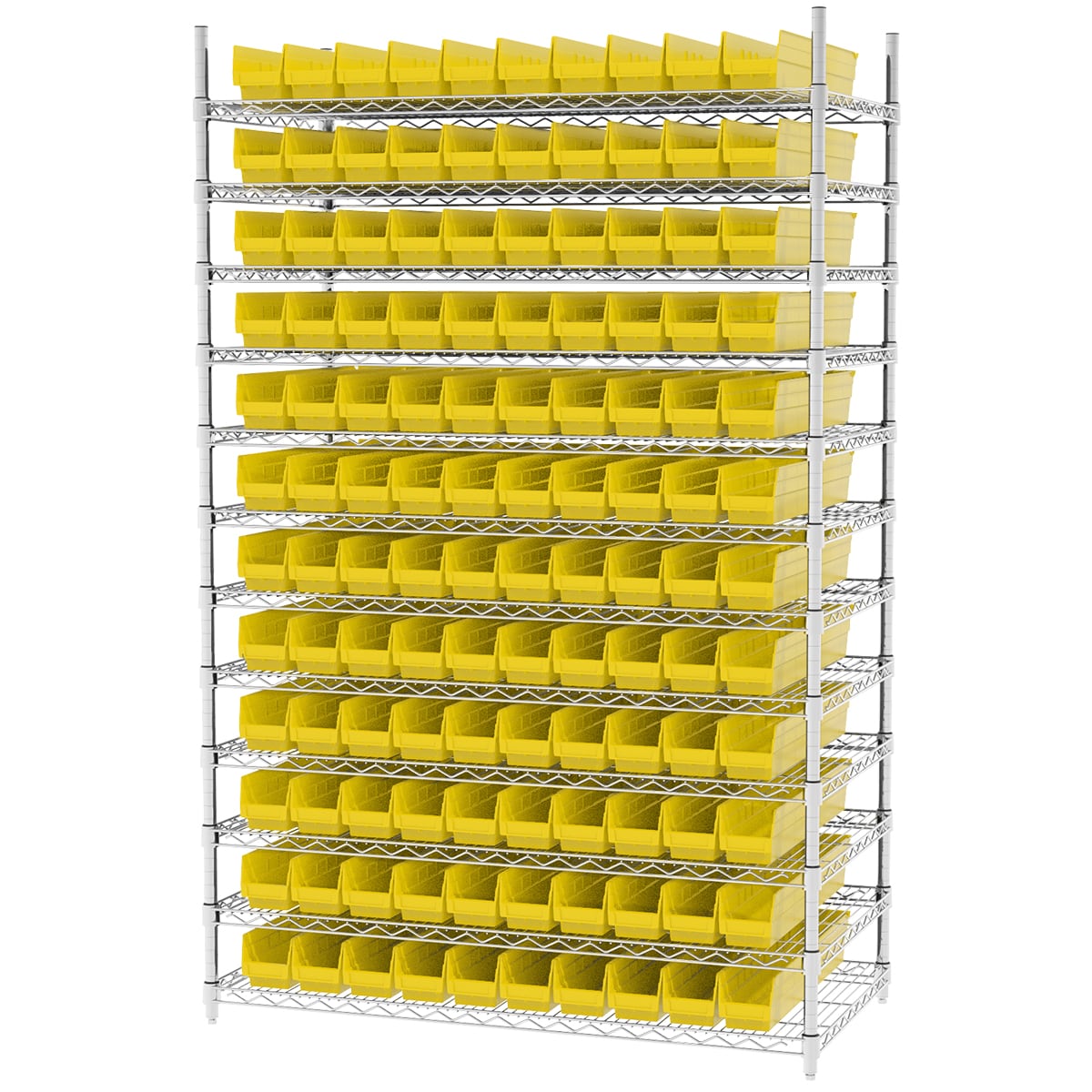 Akro-Mils AWS244830124 scaffale filo con 120 cassette