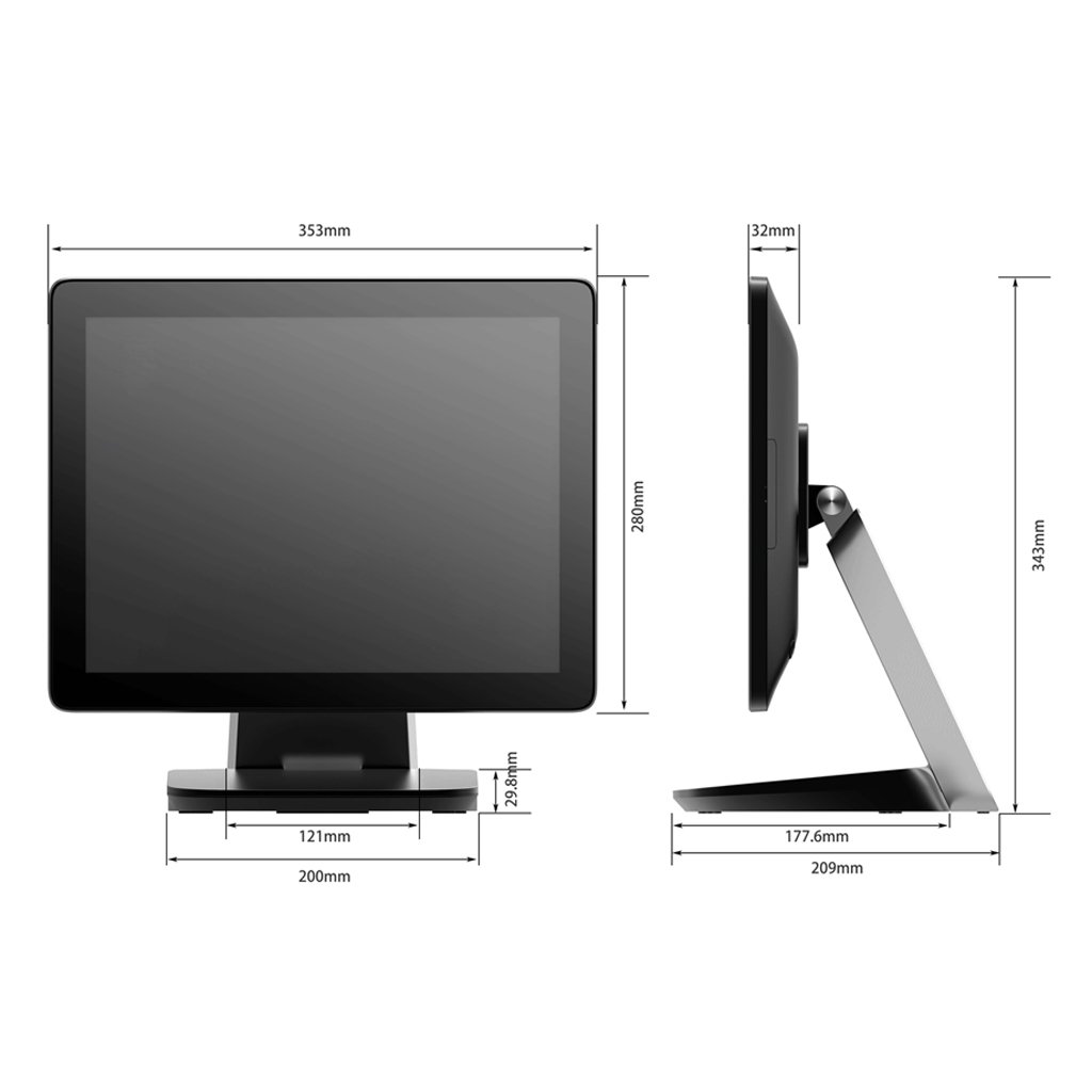 Enjoy i3-1215U Terminale POS 15" 16GB 128GB Win11 touchscreen