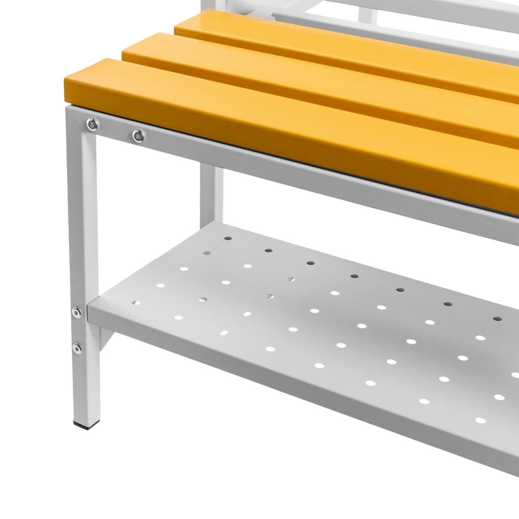 Mega-M Base panca WPC spogliatoio 80x80x43 con portascarpe