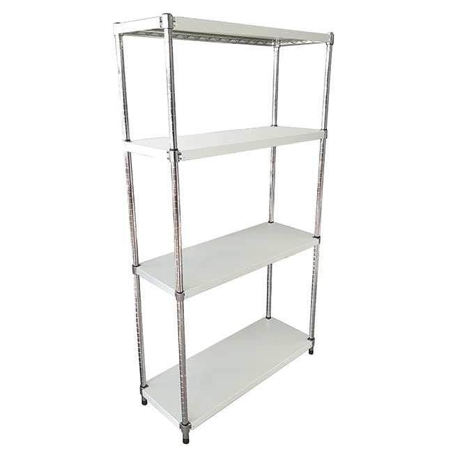 Agosistem Joy Sheet libreria 4 ripiani 90x35x187 cm bianca