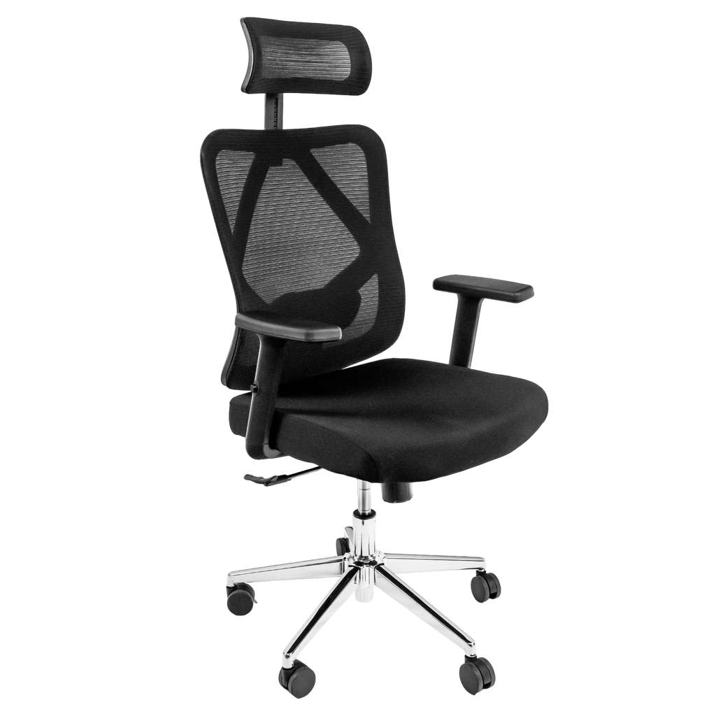 Furvero Eclipse BM/A3D/L3D/H2D/S sedia ufficio nera ergonomica