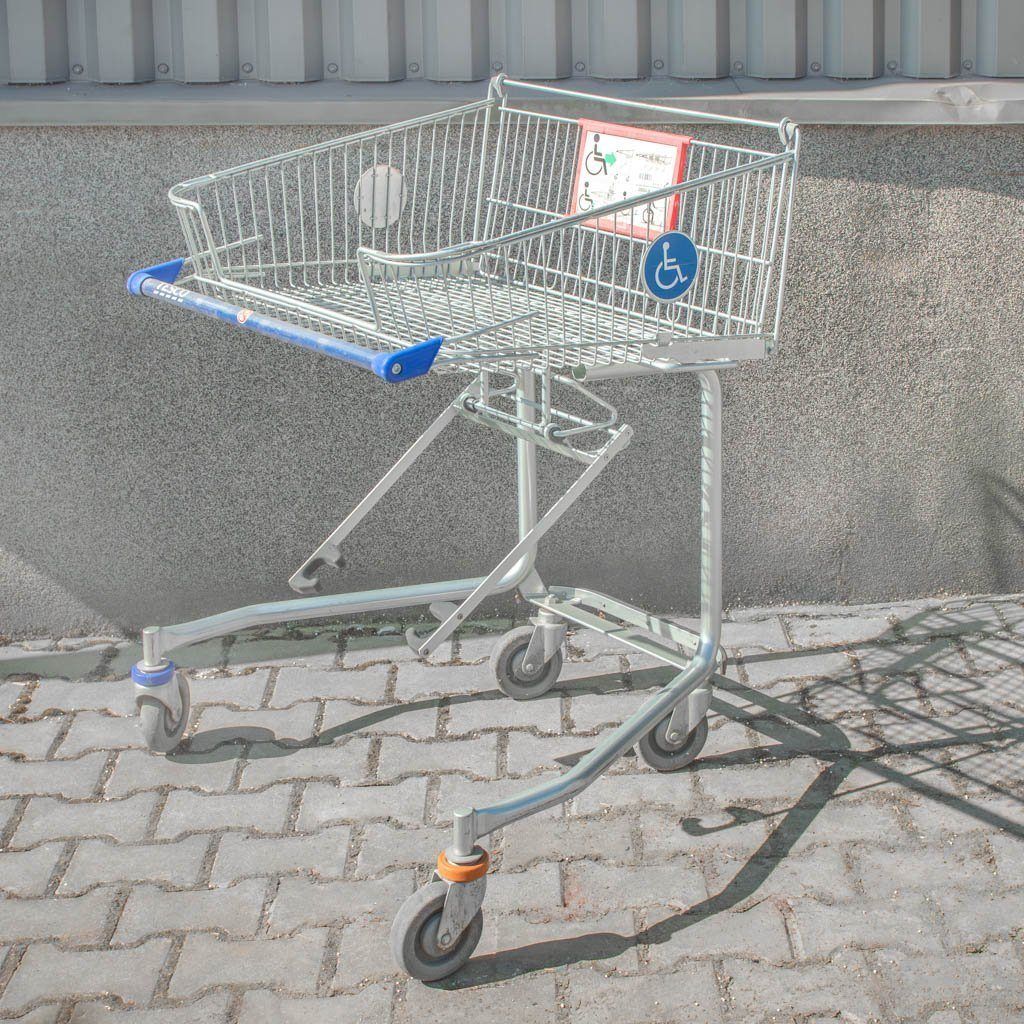Wanzl S-85 carrello spesa disabili 90 L zincato