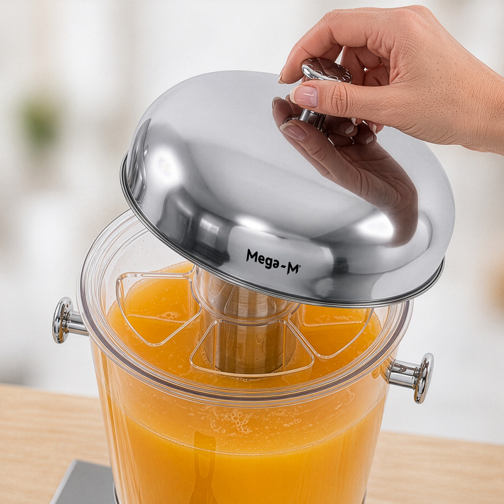 Mega-M dispenser bevande inox 8 L singolo freddo
