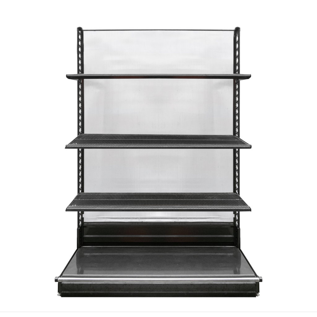 Wanzl scaffale negozio a parete 155x106 cm 3 ripiani base