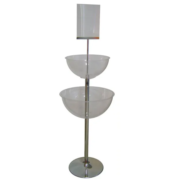 Agosistem Cesta Plexiglass Doppia cesta H175 cm trasparente