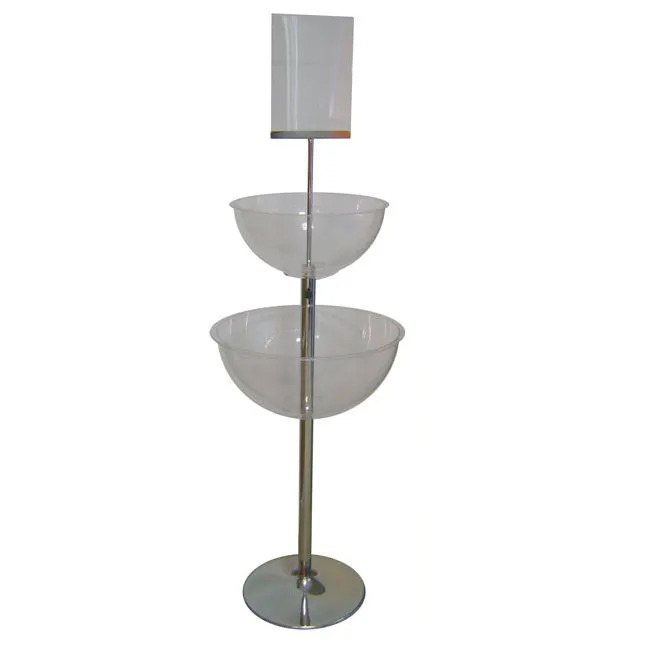 Agosistem Cesta Plexiglass Doppia cesta H175 cm trasparente