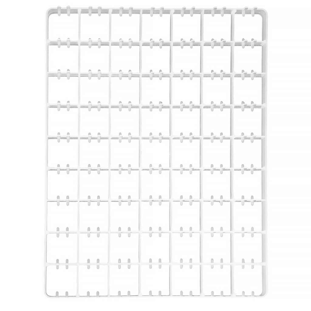 Mega-M vassoio incubatrice uova anatra 63 posti 50x38x5 cm