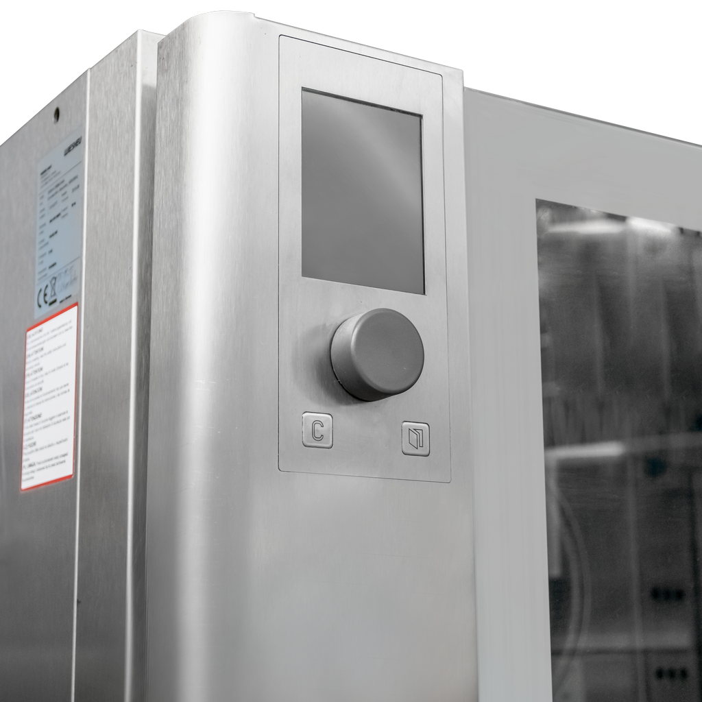 WIESHEU Euromat 64L forno a convezione vapore con base carrello