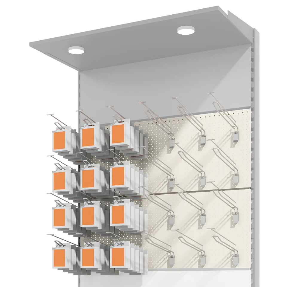 Design89 Ganci per pannello forato scaffali