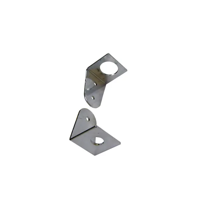 Agosistem Staffe Fissaggio Muro Coppia Filo Cromato 2 cm