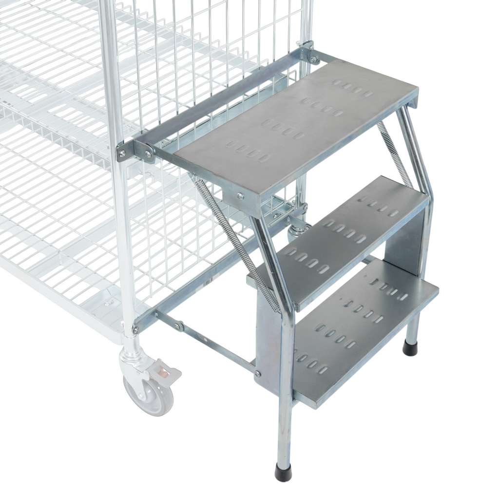 Forkberg Picker Scaletta Carrello 3 Gradini Zincata
