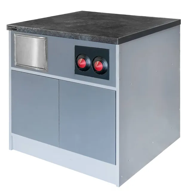 Mega-M mobile macchina caffè grigio 80,5x76x86 cm 2 vani