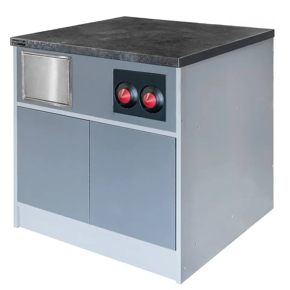 Mega-M mobile macchina caffè grigio 80,5x76x86 cm 2 vani