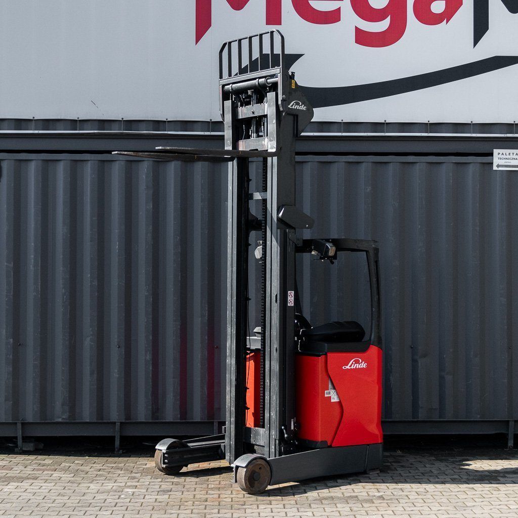 Linde R14 carrello retrattile elettrico 1400 kg 8,46 m