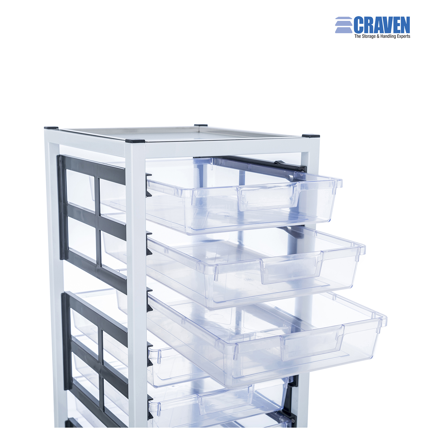 Craven M+ Single carrello medicazione bianco HIPS