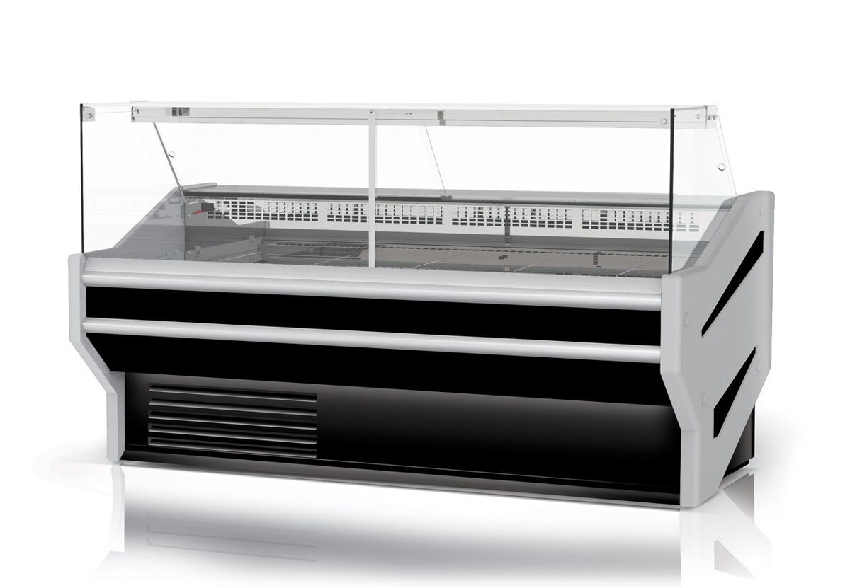 Rapa L-F 180/107 banco frigo carne vetro diritto LED Plug-in