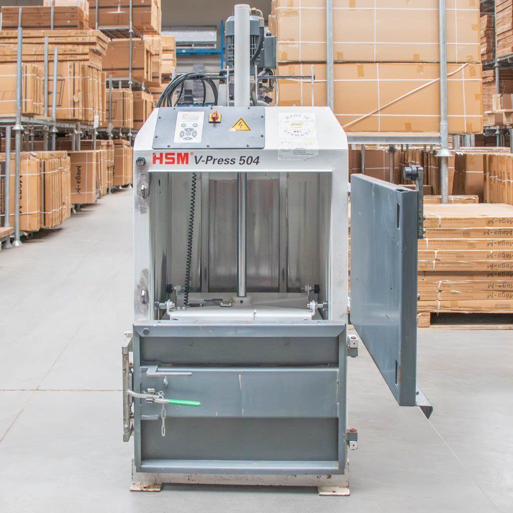 HSM V-Press 504 pressa balle verticale cartone 1,1 kW