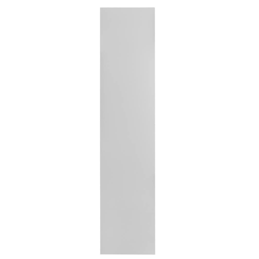 Mega-M Wenus Armadio Ufficio Metallo 90x40x185 cm Grigio Vetro 2 Cassetti