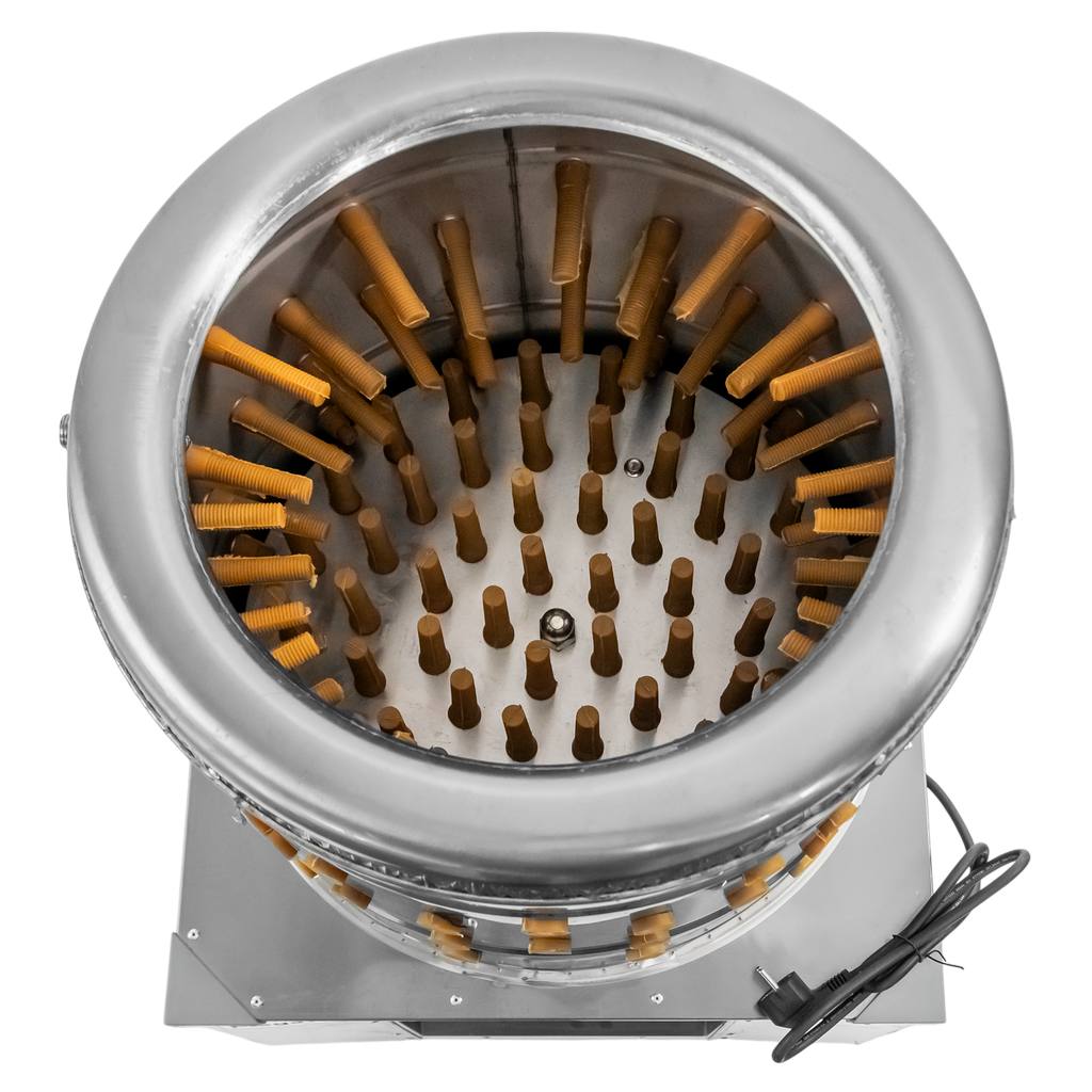 Mega-M CH 2-3K Spiumatrice Polli 1500 W Tamburo 50 cm