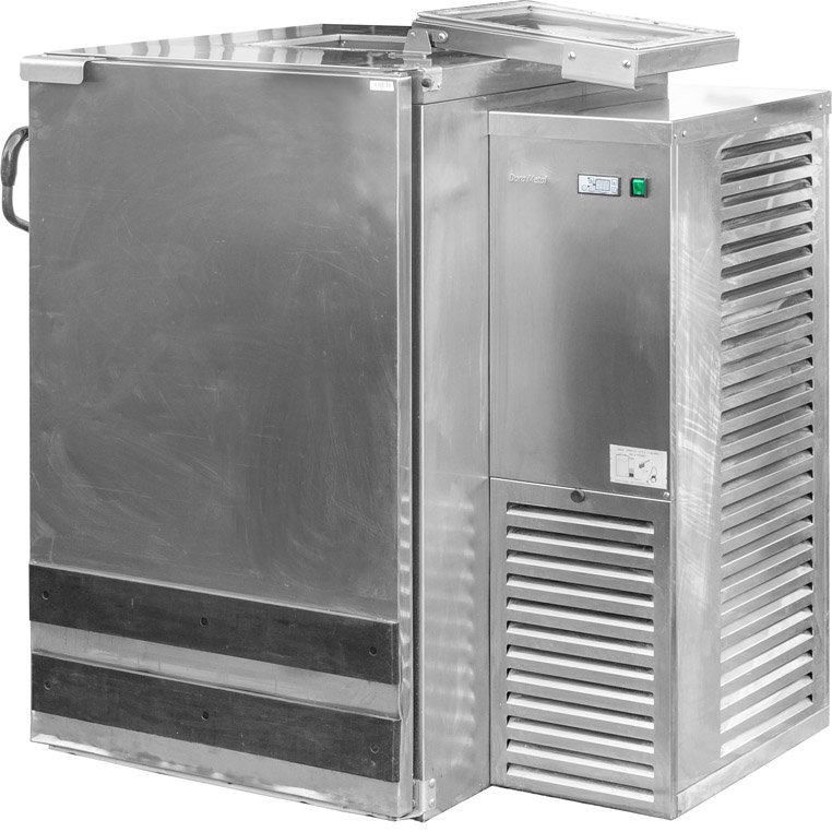 Dora Metal refrigeratore rifiuti acciaio inox 108x89x129 cm