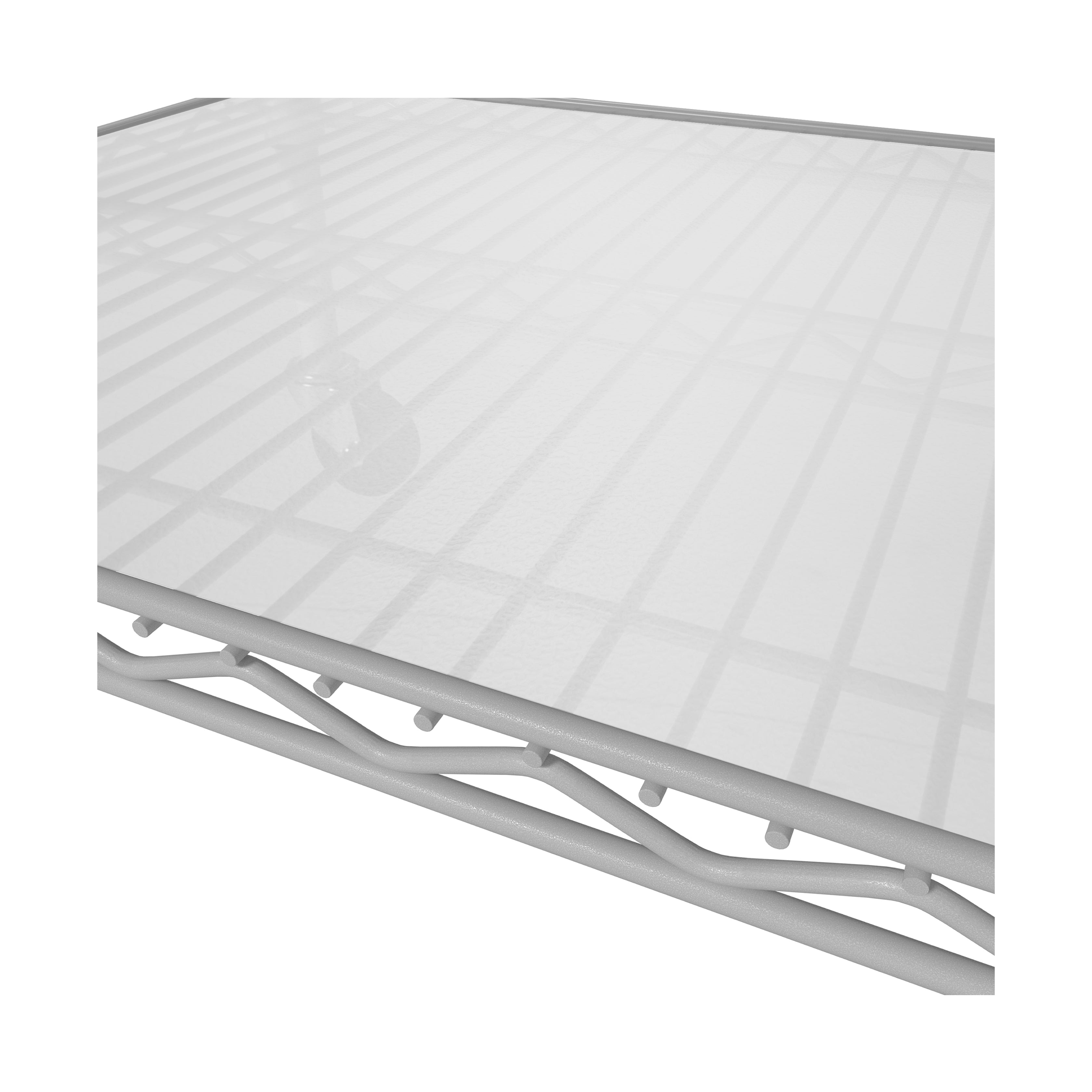 Seville Classics UltraDurable scaffale metallo 6 ripiani 122x46 cm