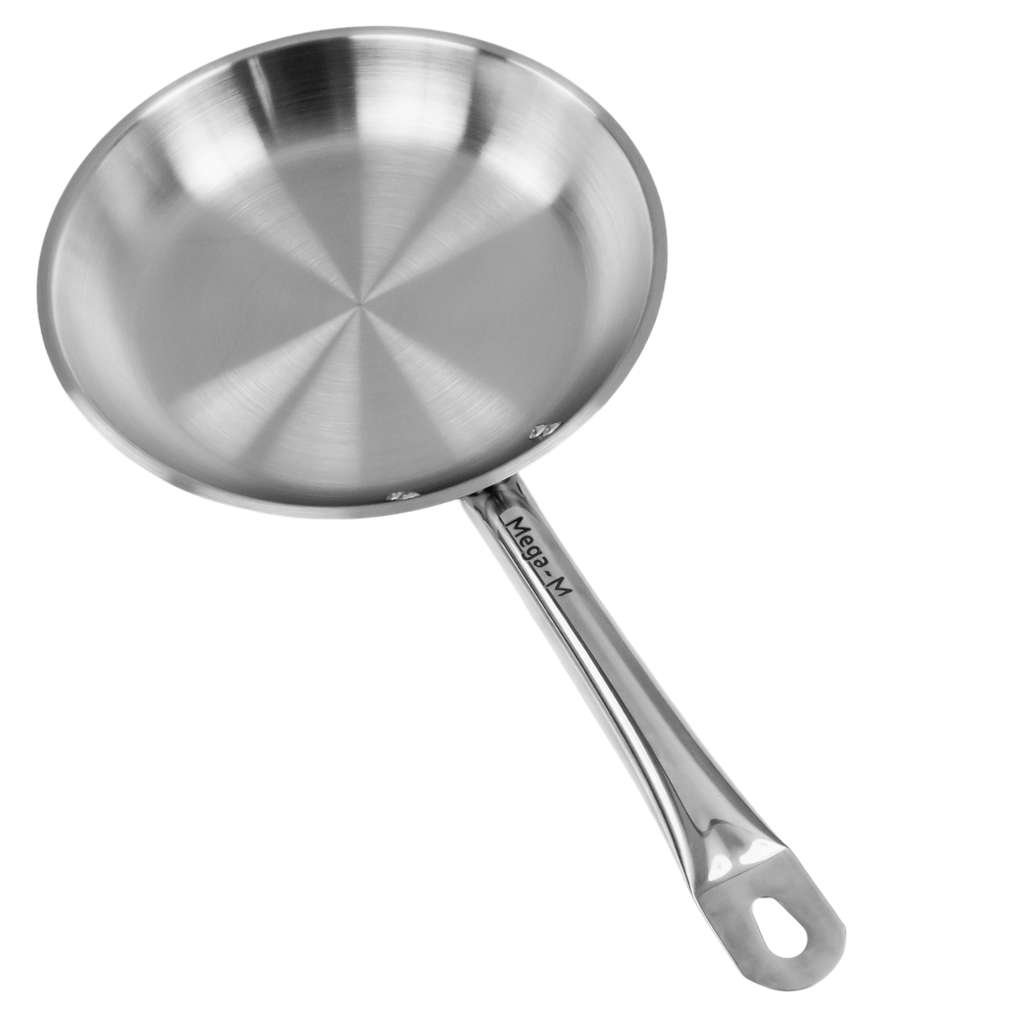 Mega-M padella acciaio inox 22 cm induzione