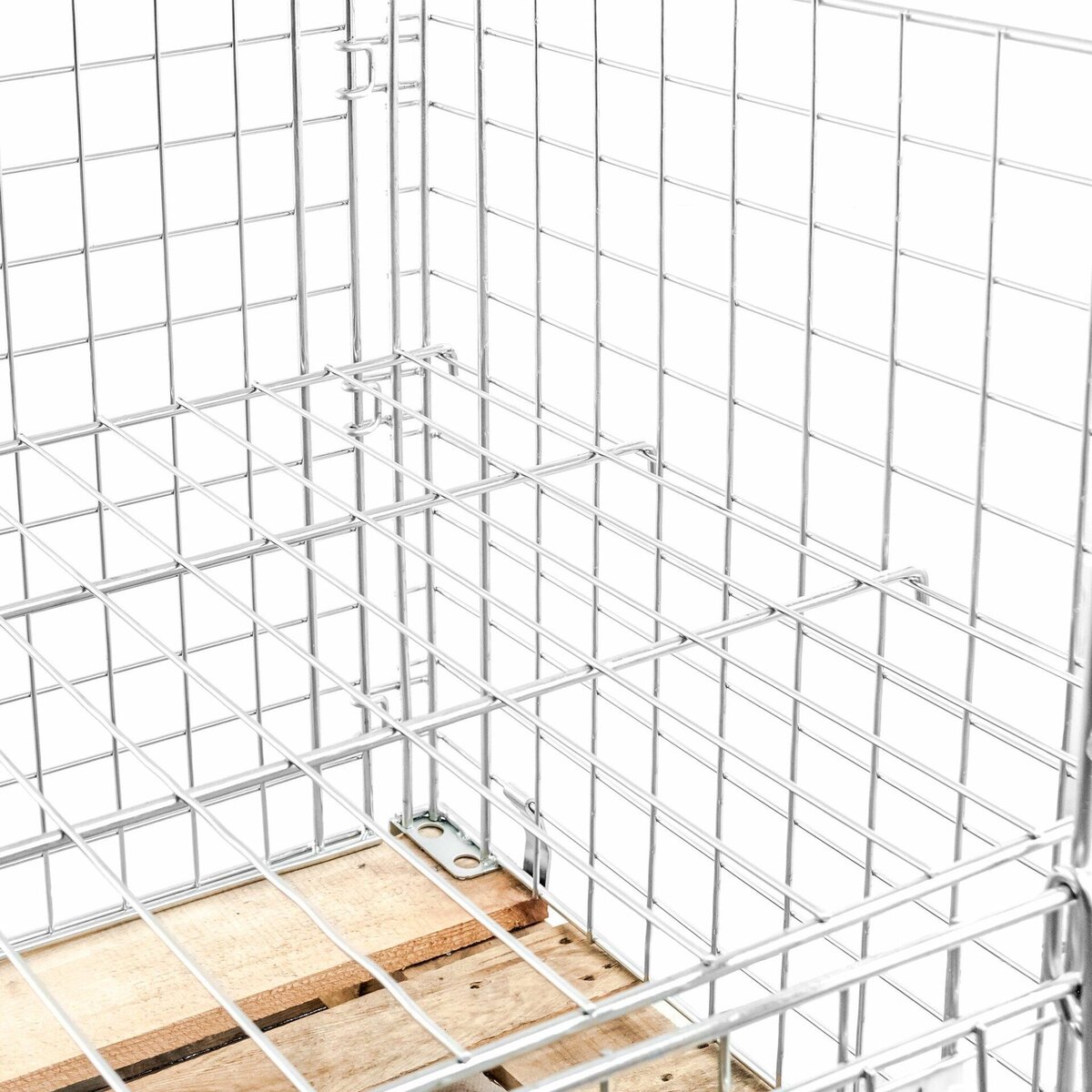 Mega-M ripiano rete per Gitterbox zincato 121x75 cm 50 kg