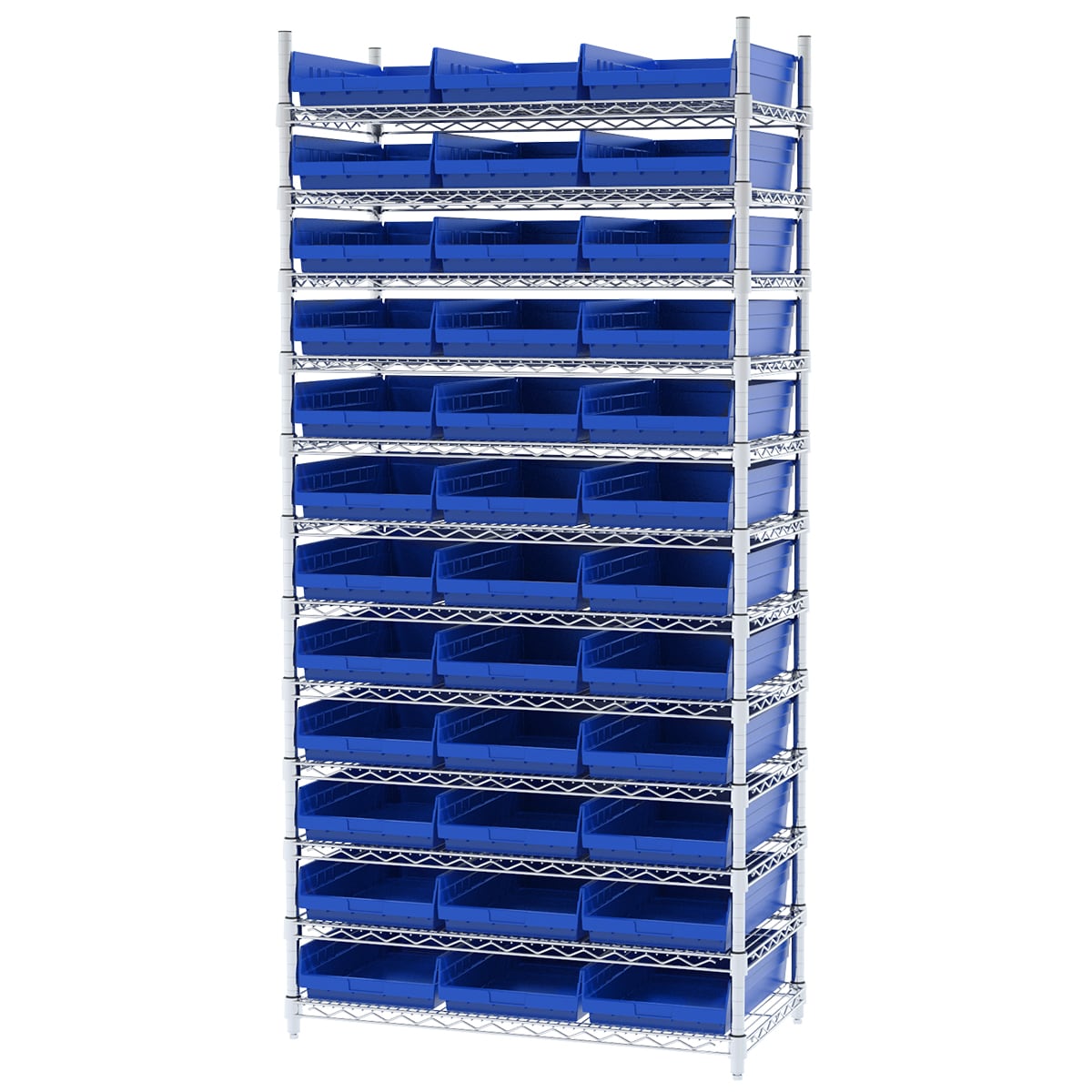 Akro-Mils AWS183630178 scaffale filo con 36 bin