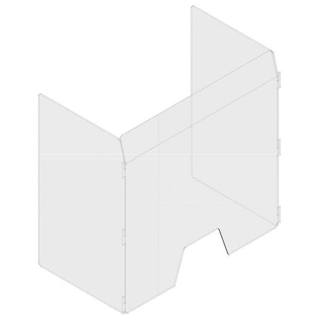 Agosistem Parafiato Plexiglass Banco 100x40x70 cm