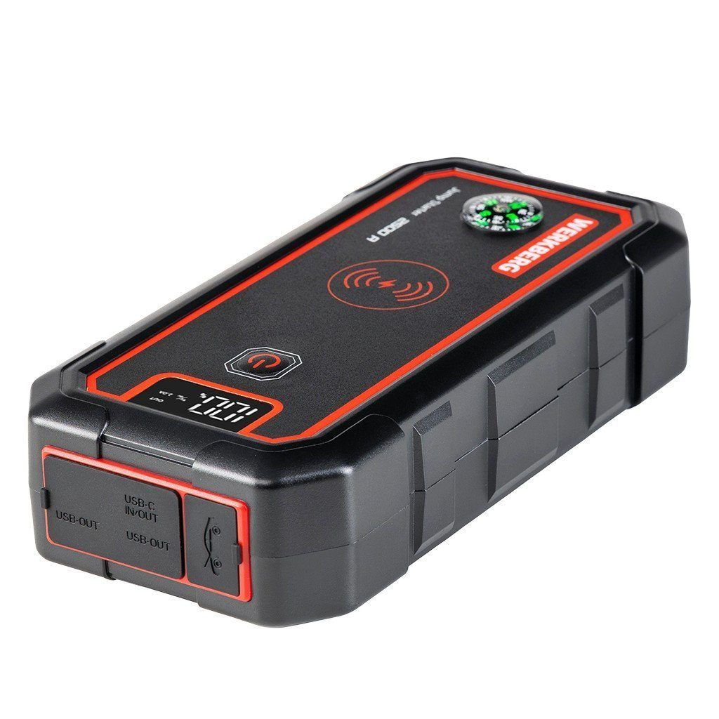 Werkberg AL005 avviatore batteria 23800mAh 2500A wireless