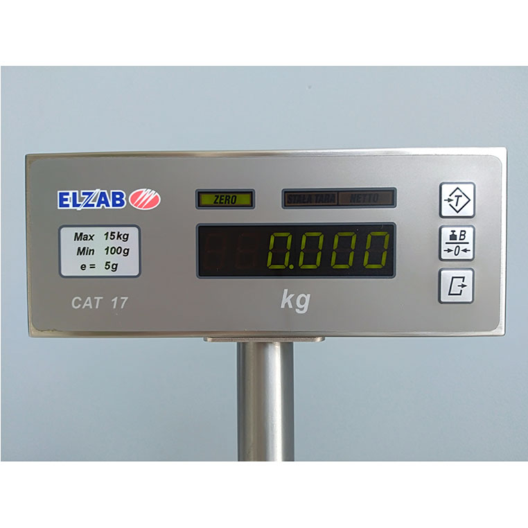 ELZAB Vega CAT 17/VE bilancia da negozio inox
