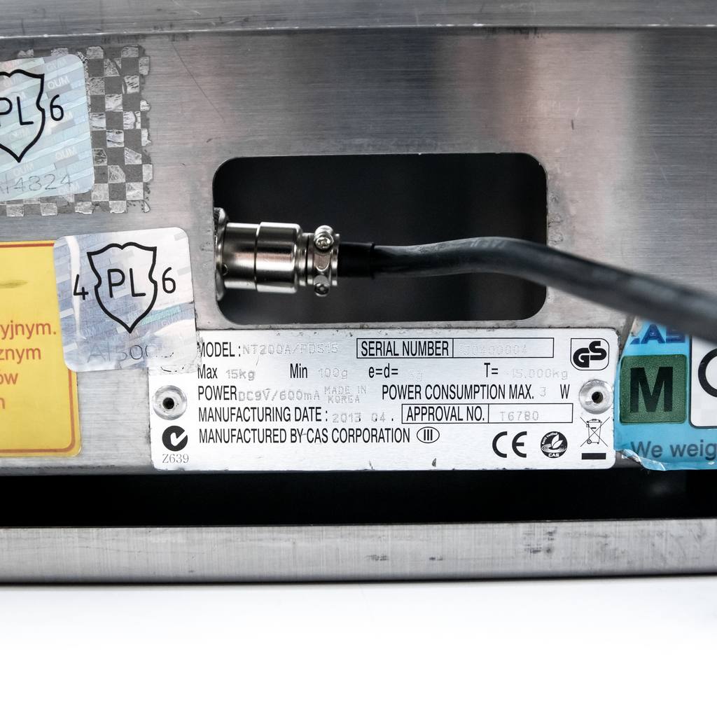 CAS PDS/NT200 Magellan 2300HS bilancia scanner da banco RS232