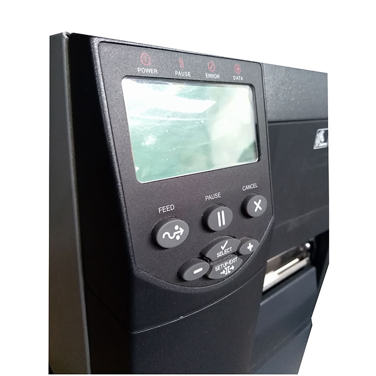 Zebra ZM400 LAN stampante etichette termotransfer usata