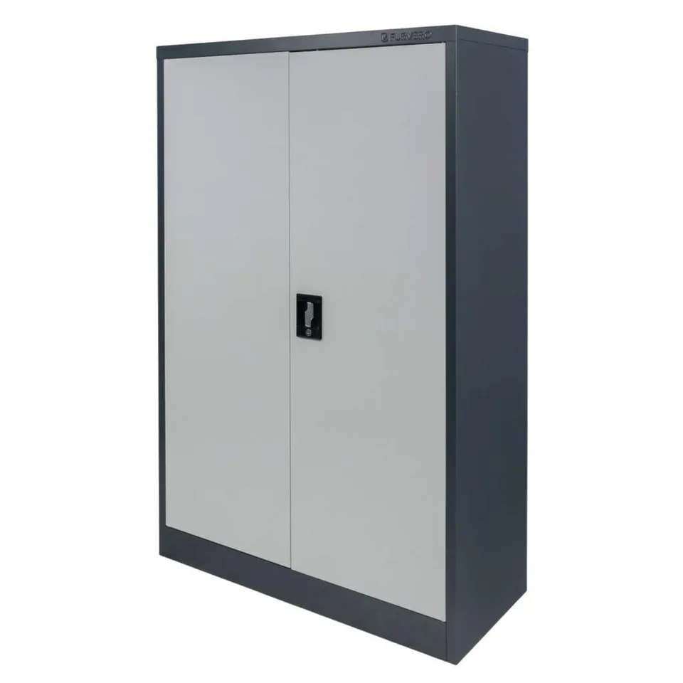 Furvero W-104 G/S Armadio Ufficio Metallo 90x40x140 cm Grafite