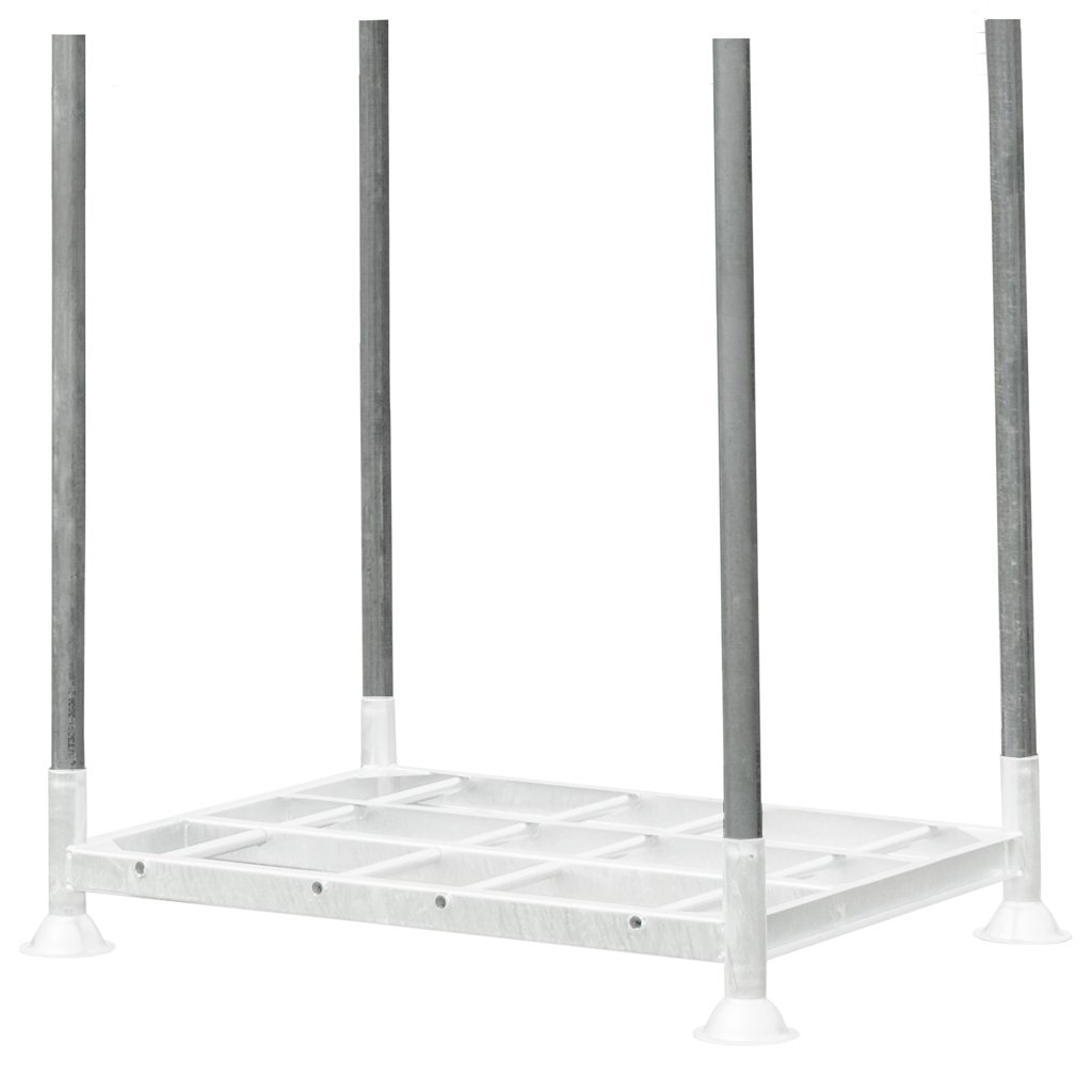 Mega-M Manurack Tubo Montante 150x6 cm Zincato
