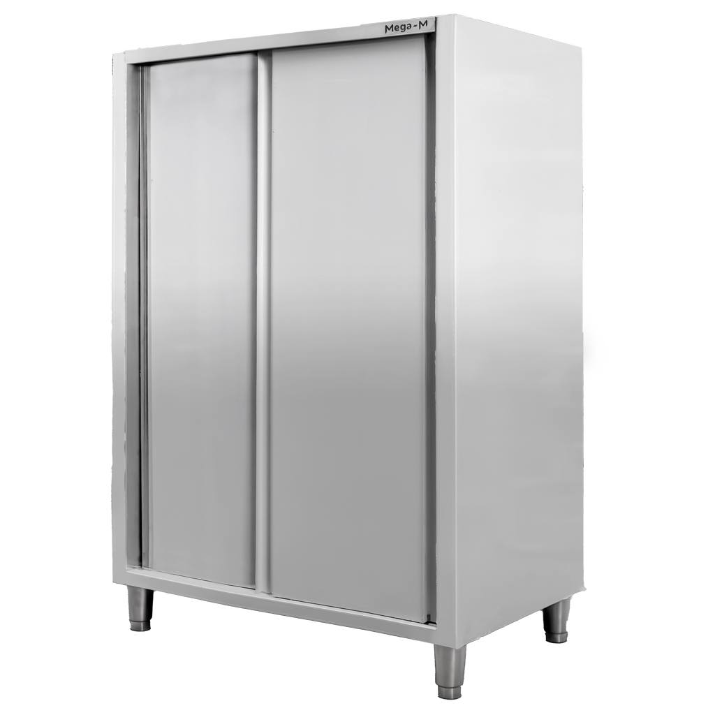 Mega-M armadio inox 2 porte scorrevoli 120x50x180 cm