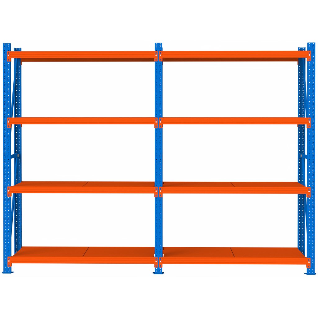 Mega-M Fortis Light H-200 L-392,5 P-60 scaffale 8 ripiani